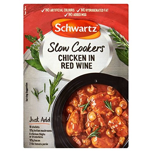 Schwartz Slow Cookers Huhn in Rotwein 35g von Schwartz