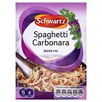Schwartz Spaghetti Carbonara 32g 8 Stück von Schwartz