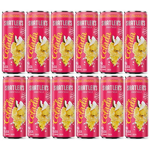 Shatler´s Cocktail Paket Piña Colada Alu_Dose (12x0,25l) incl. 3EUR Dosenpfand von Schwarze und Schlichte GmbH