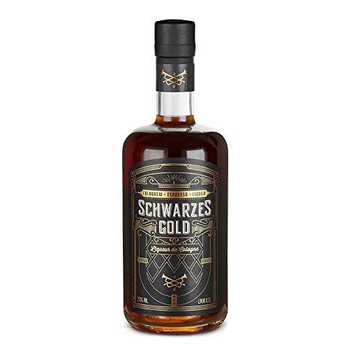 Schwarzes Gold - Coldbrew Espresso Likör I Kaffeelikör | Enthält natürliches Koffein - Espresso aus fairem Handel und biologischem Anbau I Cold Brew Coffee Liqueur von Schwarzes Gold