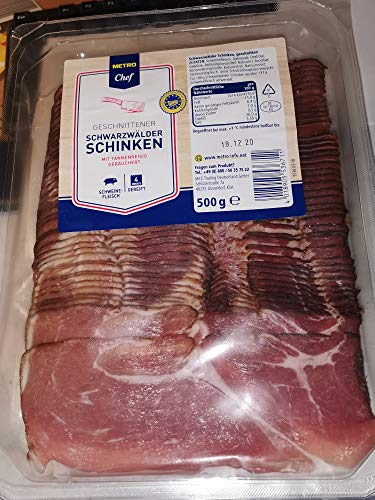 Schwarzwälder Schinken geschnitten 500 g Packung von Schwarzwälder Schinken