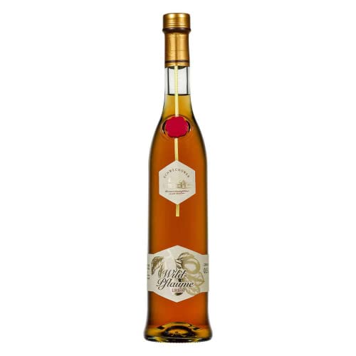 Schwechower Likör Wildpflaume 0,5l (22% Vol.) - Sehr beliebter, edler feinherber Pflaumenlikör aus Wildflaumen 500ml von Schwechower Obstbrennerei GmbH