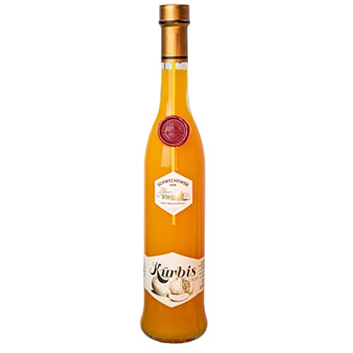 Schwechower Likör Kürbis 0,5l (16% Vol) - Fruchtiger Mecklenburger Kürbislikör - Klassiker 500ml von Schwechower Obstbrennerei GmbH