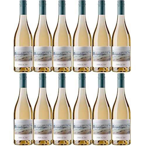 Schwedhelm Blanc de Noir Gutswein Weißwein Wein trocken QbA Deutschland I Versanel Paket (12 x 0,75l) von Schwedhelm