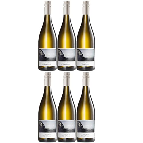 Schwedhelm Chardonnay Zellertal Weißwein Wein trocken QbA Deutschland I Versanel Paket (6 x 0,75l) von Schwedhelm
