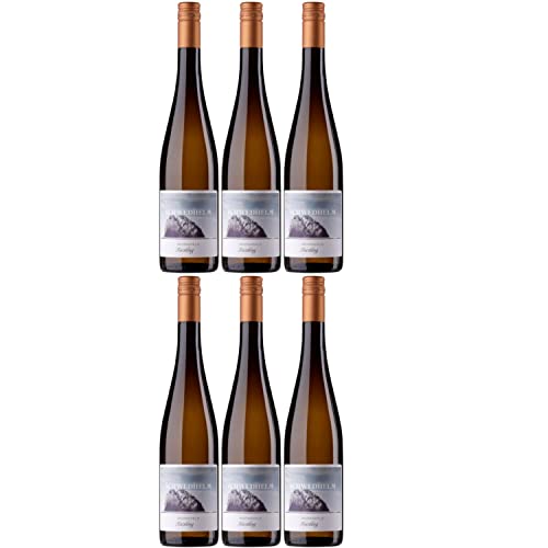 Schwedhelm Riesling Wotanfels Erste Lage Weißwein veganer Wein trocken Deutschland I Versanel Paket (6 x 0,75l) von Schwedhelm