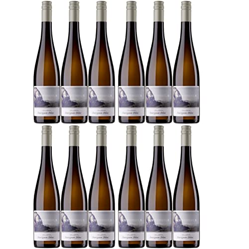 Schwedhelm Sauvignon Blanc Zellertal Weißwein veganer Wein trocken QbA Deutschland I Versanel Paket (12 Flaschen) von Schwedhelm