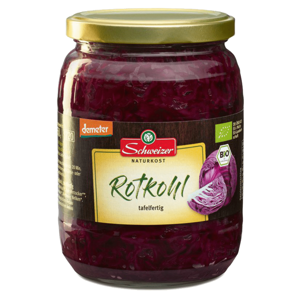 Bio Rotkohl tafelfertig von Schweizer