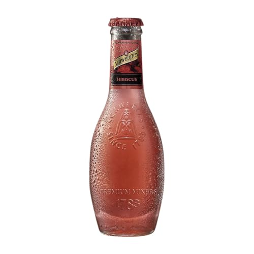 Getränke und Mixer 24 Einheiten Box Hibiscus Premium Kleine Flasche 20 cl von Schweppes Suntory España