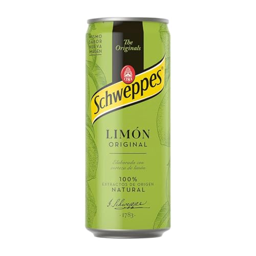 Getränke und Mixer 24 Einheiten Box Limón Alu-Dose 20 cl von Schweppes Suntory España