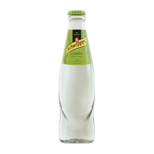 Getränke und Mixer 24 Einheiten Box Limón Kleine Flasche 20 cl von Schweppes Suntory España