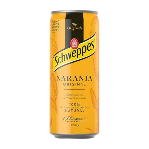 Getränke und Mixer 24 Einheiten Box Naranja Alu-Dose 20 cl von Schweppes Suntory España