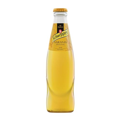 Getränke und Mixer 24 Einheiten Box Naranja Kleine Flasche 20 cl von Schweppes Suntory España