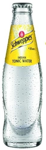 12 Flaschen Orginal Schweppes Indian Tonic Water a 0,2L in der Glas Flasche inc. 1.80€ MEHRWEG Pfand von Schweppes