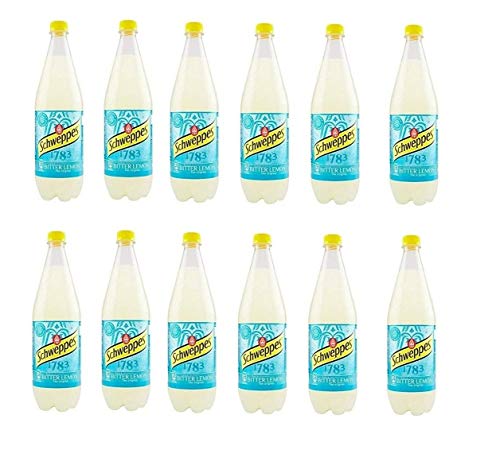 12x Schweppes Bitter Lemon Zitrone Lemonade PET 1 Lt erfrischend von Schweppes