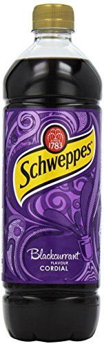 Schweppes Blackcurrant Flavour Cordial 1 Liter - Schwarzer Johannisbeer-Sirup von Schweppes