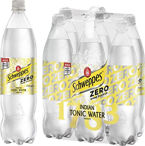 Schweppes Indian Tonic Water Zero EINWEG (6 x 1,25 l) von Schweppes