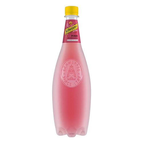 Schweppes Tonic Pink mit Johannisbeergeschmack, Erfrischungsgetränk, PET-Flasche 1 l von Schweppes