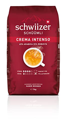 Schwiizer Schüümli Intenso, Kapsel, Bohnenkaffee 1kg - Intensität 4/5 - UTZ-zertifiziert von Schwiizer Schüümli