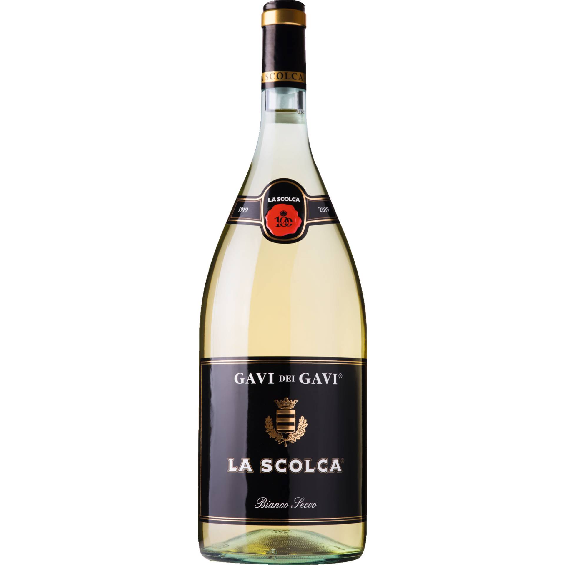 La Scolca Etichetta Nera, Gavi di Gavi DOCG, Magnum, Piemont, 2023, Weißwein von Scolca, Azienda La,15066,Gavi Ligure,Italien
