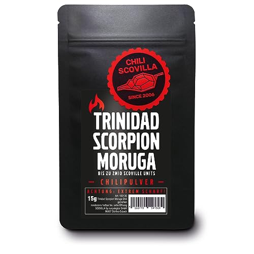 CHILI SCOVILLA Trinidad Scorpion Moruga Pulver im SealPack, 15g von Scovilla