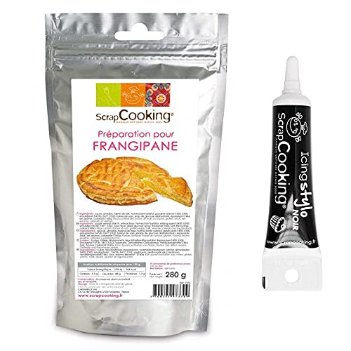 Backmischung für Mandelkuchen 280 g + Icing schwarzen Stift von ScrapCooking