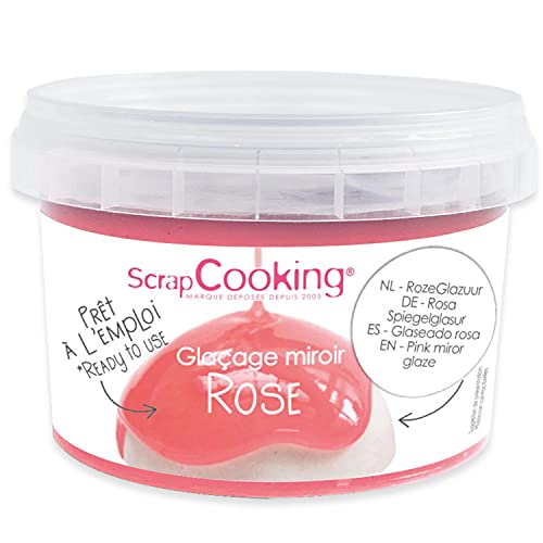 Gebrauchsfertige rosa Fruchtglasur 300 g von ScrapCooking