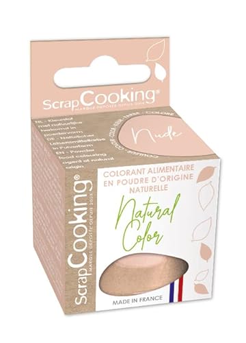 Lebensmittelfarbe in Pulverform natürlichen Ursprungs 10g - Rosa nude von ScrapCooking