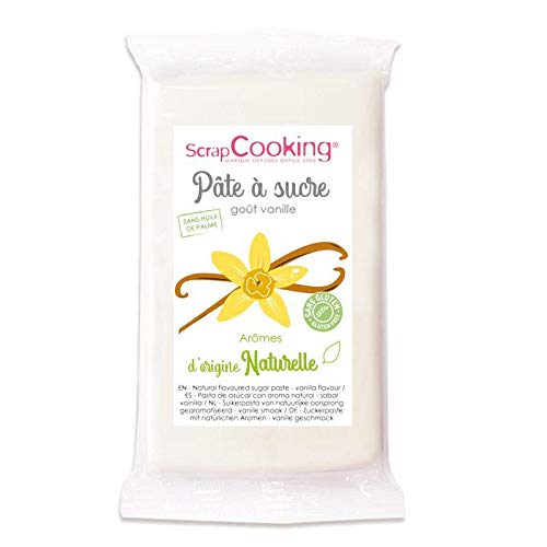 Natürliche Weißzuckerpaste mit Vanillegeschmack - 250g von ScrapCooking