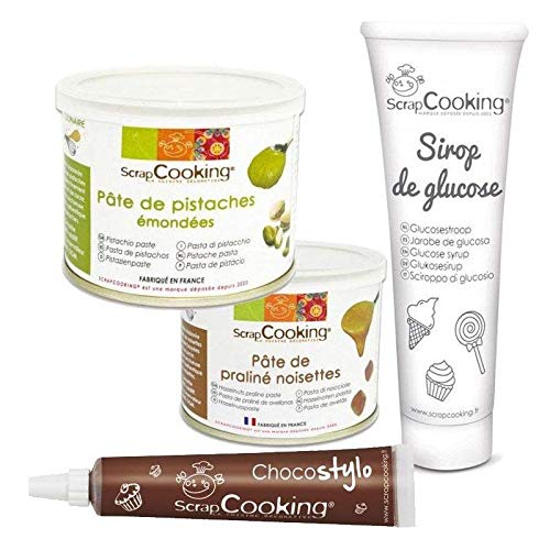 Pistazienpaste + Haselnusspaste + Glukosesirup + Schokoladenstift von ScrapCooking