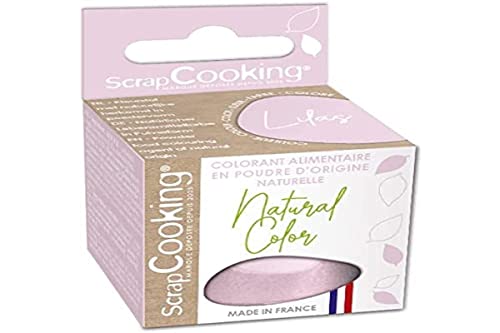 Pulverförmige Lebensmittelfarbe natürlichen Ursprungs 10g - Lilac von ScrapCooking