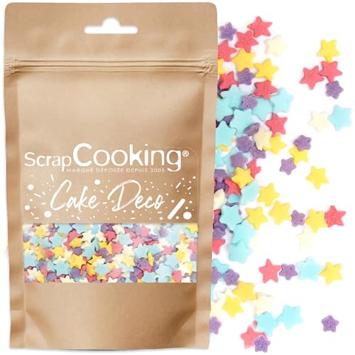 Süße Regenbogen-Stern-Dekoration 55 g von ScrapCooking