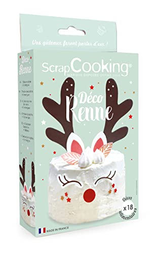 Scrapcooking Deko-Set "Azyme Rentier", 1 Stück von ScrapCooking