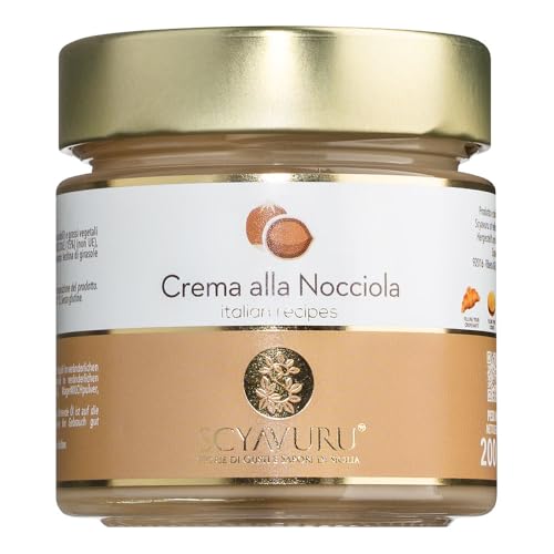 Scyavuru | Süße Haselnuss-Creme | besonders nussig dank 30% Nussanteil | 200 g Glas von Scyavuru