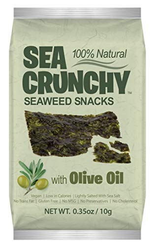 Sea Crunchy – Nori Snack mit Olivenöl - 10 g von Sea Crunchy