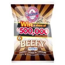 Seabrook Beefy Crisps 6 X 25G von Seabrook