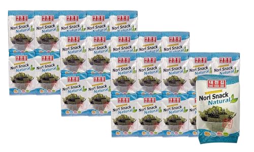 Daechun (Choi''s1) gerösteter natürlicher Algen-Nori-Snack, 5g x 60 Stück 3ER-PACK, Produkt aus Korea von Seba Garden