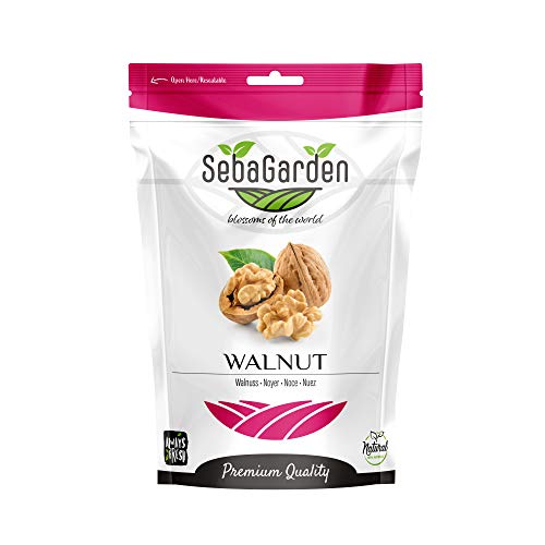 Seba Garden 800 g kalifornische Walnusshälften in Premiumqualität von Seba Garden