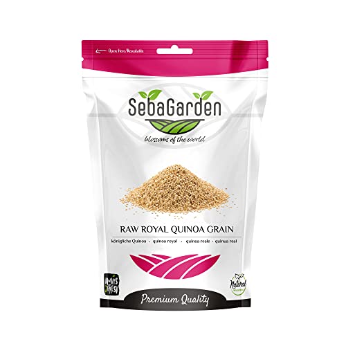 Seba Garden Bio Royal Quinoa, 500g – 100% Royal Bolivian Vollkorn, glutenfrei, ketofreundlich, Proteinquelle, hoher Ballaststoffgehalt, Eisenquelle, gentechnikfrei von Seba Garden