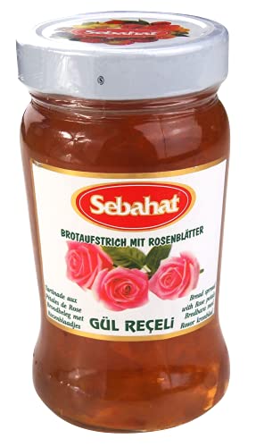 2 x 360g Sebahat - Brotaufstrich mit Rosenblättern - Gül Receli von Sebahat