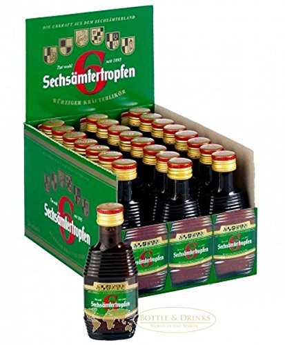 Sechsämtertropfen Kräuterlikör Deutschland 24 x 4 cl von Sechsämter