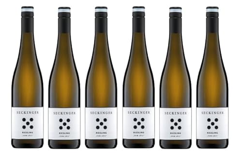 6x 0,75l - 2023er - Seckinger - Riesling - vom Löss - Qualitätswein Pfalz - Deutschland - Weißwein trocken von Seckinger