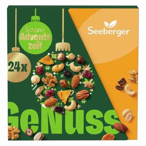 Seeberger Adventskalender 2024 - 24 tolle & leckere GenussMomente nachhaltig verpackt von Seeberger