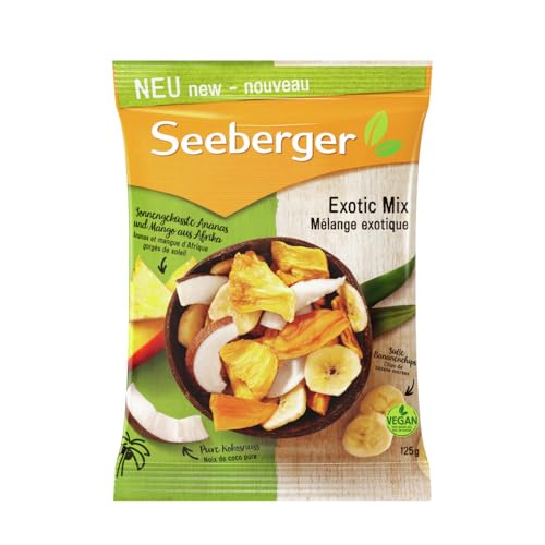 Seeberger Exotic-Mix mit Mango, Kokoschips, Ananans ungezuckert und Bananenchips von Seeberger