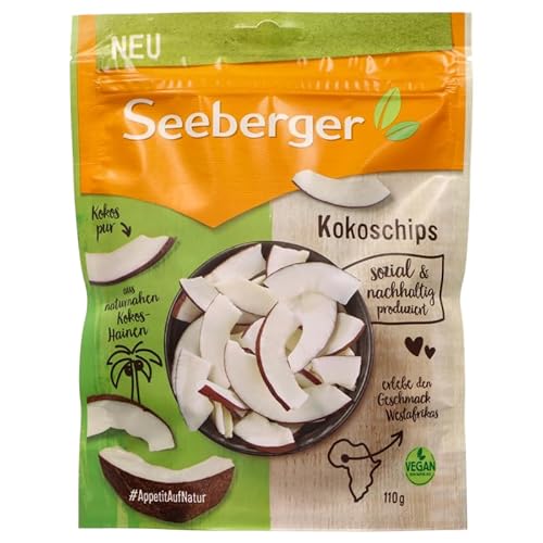 Seeberger Kokoschips 110g Packung von Seeberger