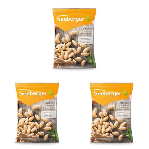 Seeberger Mandeln blanchiert, 200 g (Packung mit 3) von Seeberger