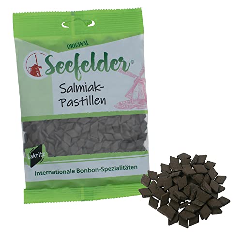 kda Seefelder Salmiak Pastillen Lakritz Bonbon 100g von Seefelder