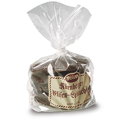 Seim Nürnberger Elisen-Lebkuchen 130 mm Nachfüllpackung für Seim Silberdose 500 g. von Seim