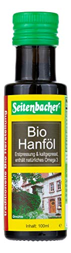 Seitenbacher Bio Hanf Öl I Erstpressung I kaltgepresst I nativ I (1x100 ml) von Seitenbacher