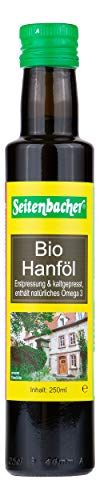 Seitenbacher Bio Hanf Öl I Erstpressung I kaltgepresst I nativ I (1x250 ml) von Seitenbacher